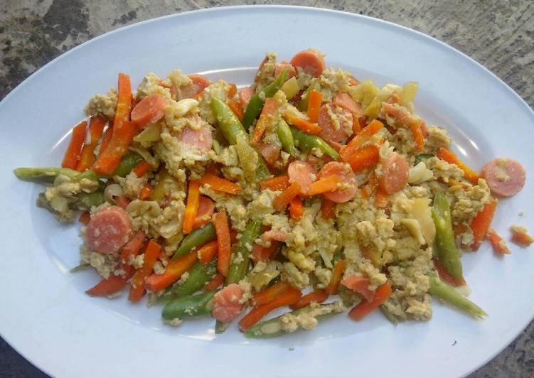 resep makanan Orak arik sayuran