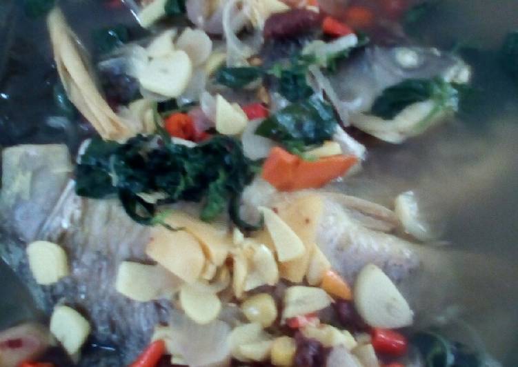 resep makanan Pindang ikan mas..