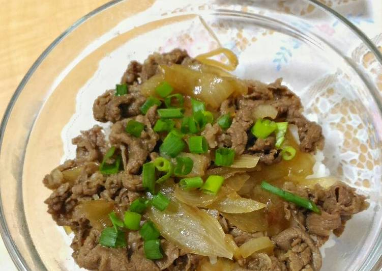 gambar untuk resep Original Beef Bowl Gyudon Jepang ala Yoshinoya, simpel deh! (????) ??