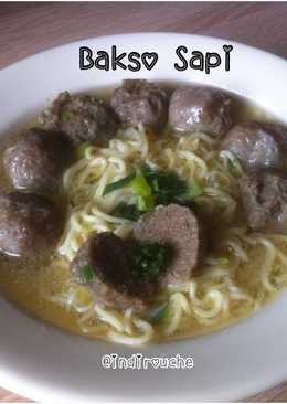 Bakso Sapi Kenyal Ala Abang-Abang Tanpa Telur