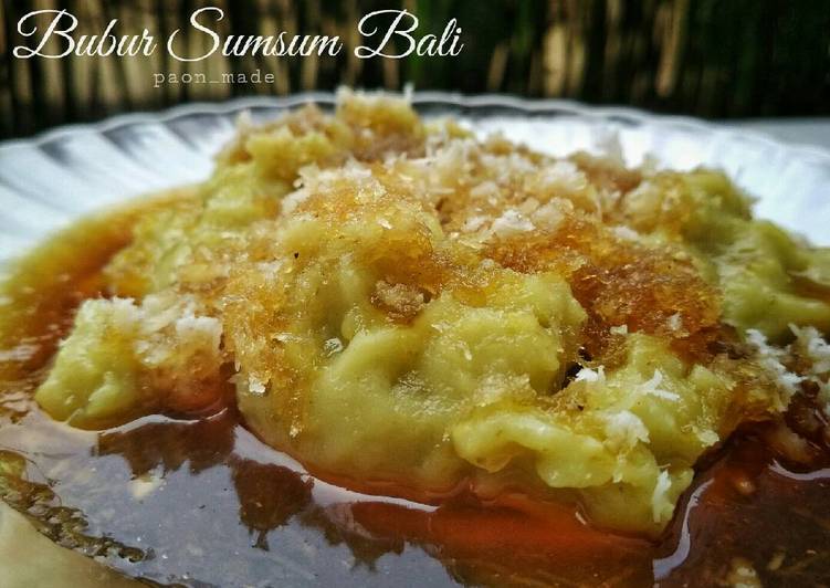 cara membuat Bubur Sumsum  Bali