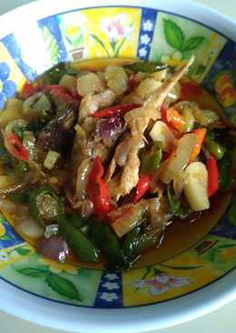 Tumis tongkol pedas mantap