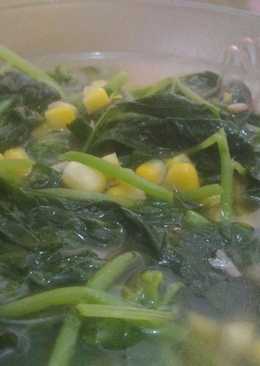 Sayur bayam jagung