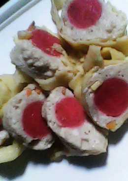 Rolade tahu ayam sayur