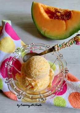 Homemade Melon Ice Cream