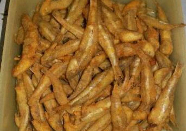 resep lengkap untuk Teri Crispy