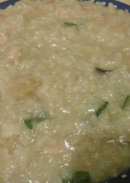 Bubur rumahan ayam jamur