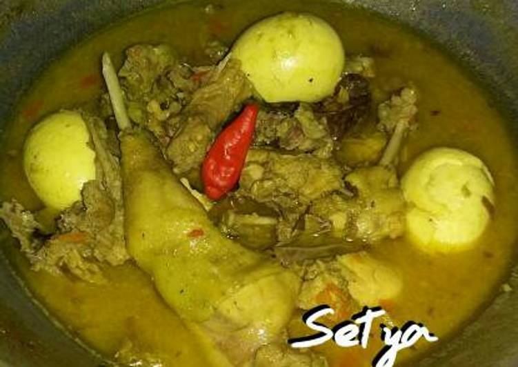 Resep Kare ayam telor bumbu bali Karya SeTya