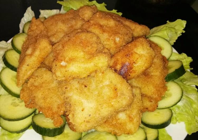  Resep  Fillet  ikan goreng  tepung  panir  roti oleh Ummi Silva 