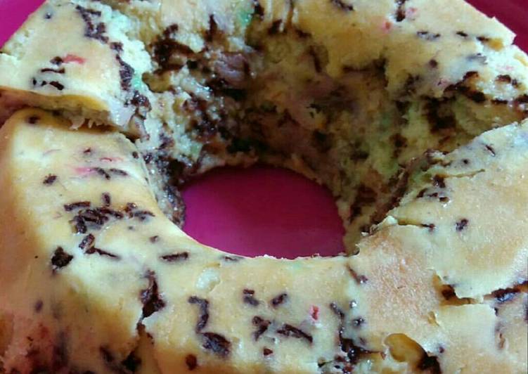 gambar untuk cara membuat Puding roti pisang kukus