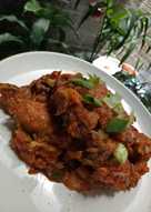 Ayam crispy sambel merah