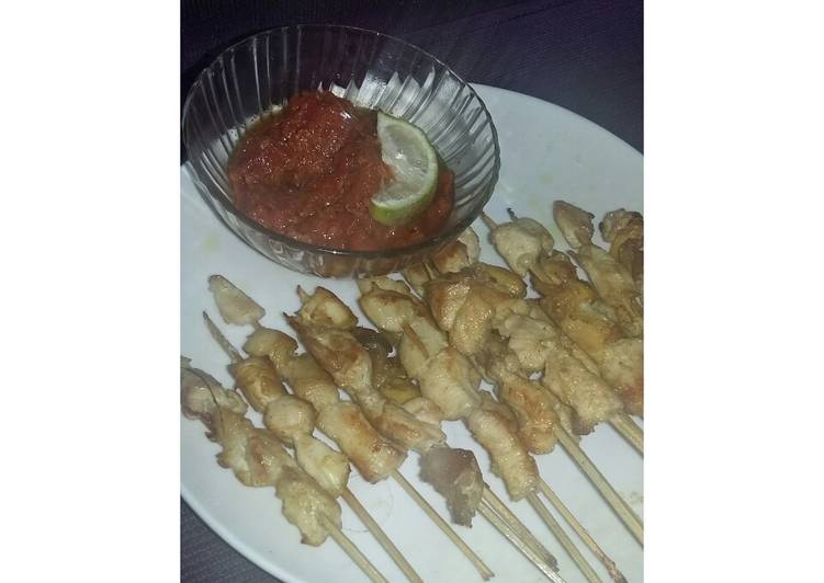 gambar untuk resep makanan Sate taichan asem manis