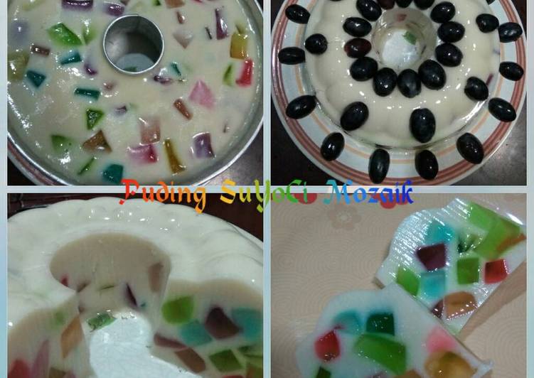 resep makanan Puding Susu Yoghurt Leci