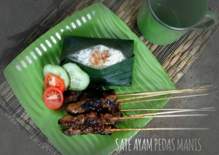 resep masakan Sate ayam pedas manis