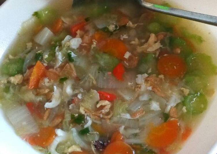 gambar untuk resep makanan Sayur bening sarang burung