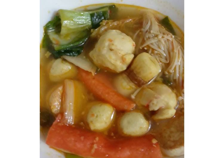 resep makanan Suki Kuah Tom Yam