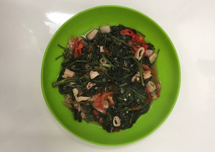 Resep Tumis Kangkung Cumi ???? Dari Hana Chan