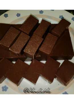 Puding brownies roti tawar