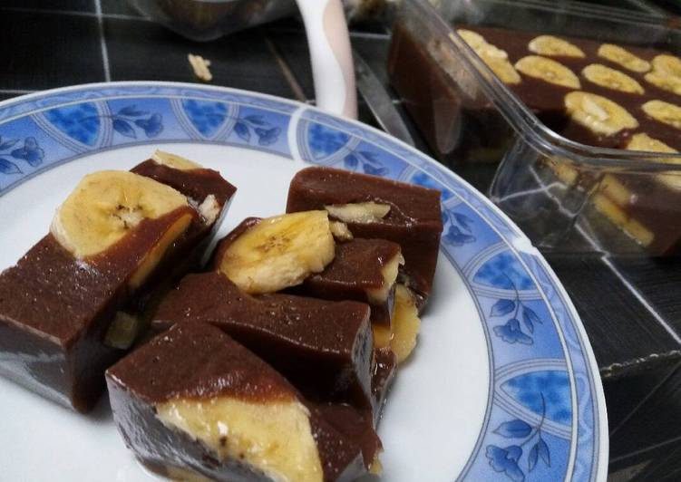 gambar untuk resep Puding Pisang Coklat