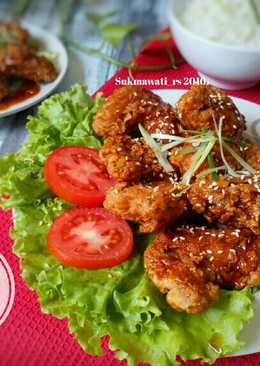 Sayap Ayam Saus Karamel