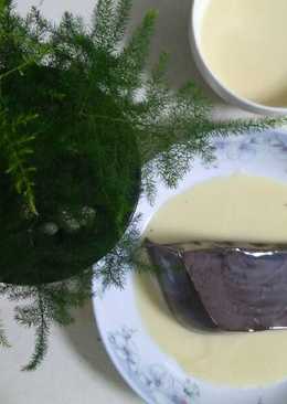 Bitter Puding with Simple Vla