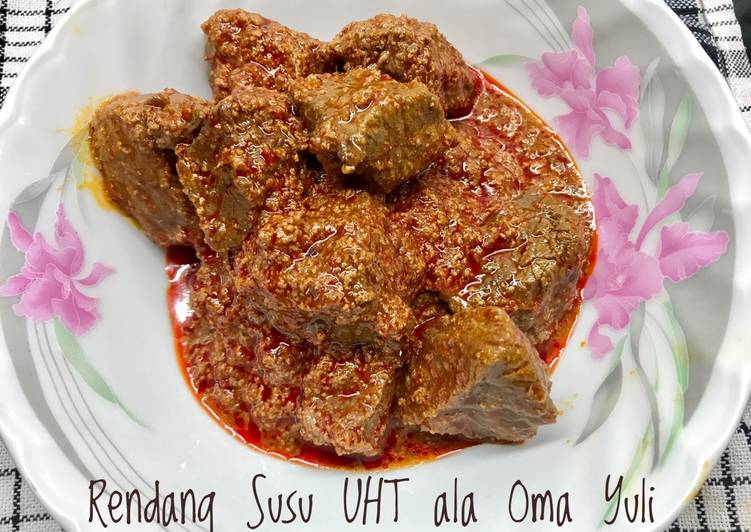 resep makanan Rendang Susu UHT ala oma Yuli