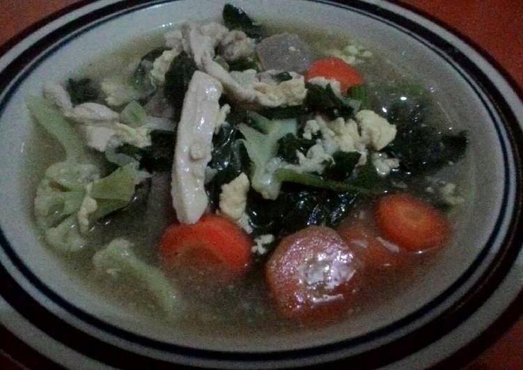 Resep Cap cay ayam kuah kental Dari oka al majid