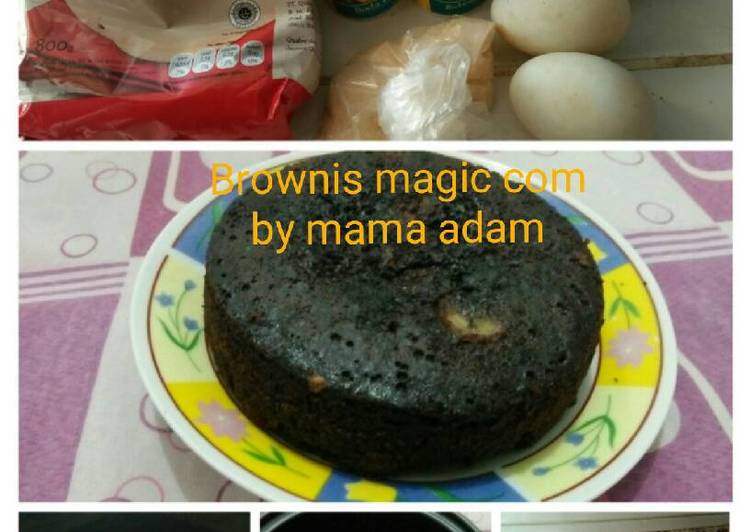 resep makanan Brownis Oat Magic Com