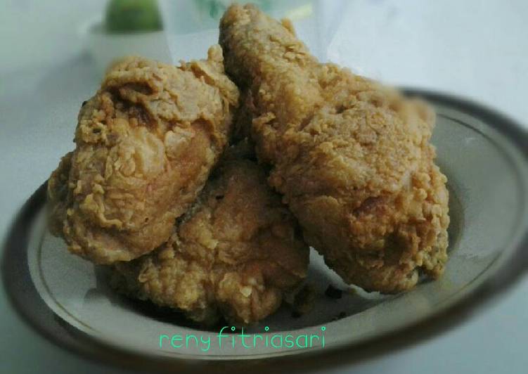 bahan dan cara membuat Ayam Kfc rumahan??