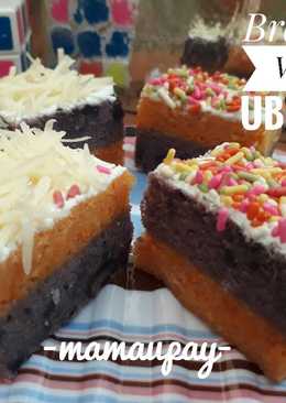 Brownies Kukus Wortel-Ubi Ungu