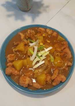 Chicken curry katsu