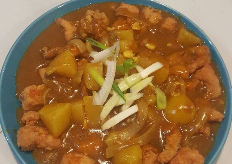 cara membuat Chicken curry katsu