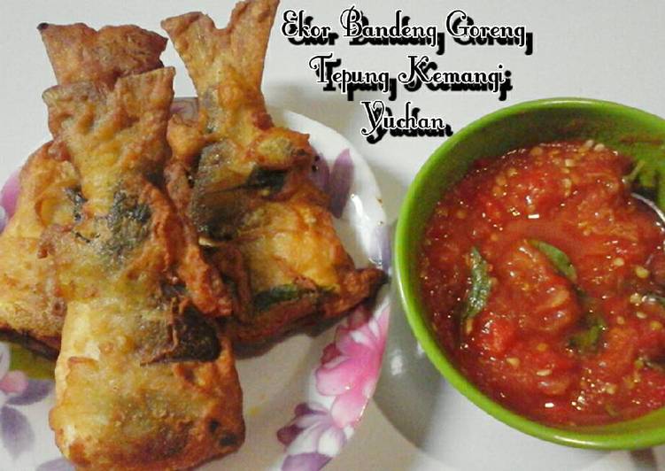 resep masakan Ekor Bandeng Goreng Tepung Kemangi (menu praktis sahur)