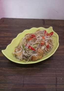 Tumis tauge mix tahu