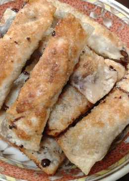 Pisang coklat Kulit pangsit Lumerrrrð'