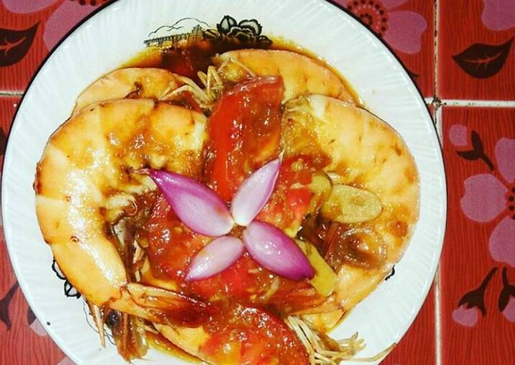 gambar untuk resep Udang vanamei saus tiram