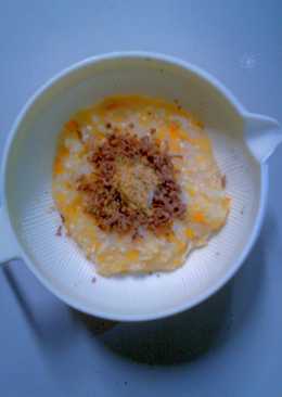 Bubur tim ati ayam + teri 7m+