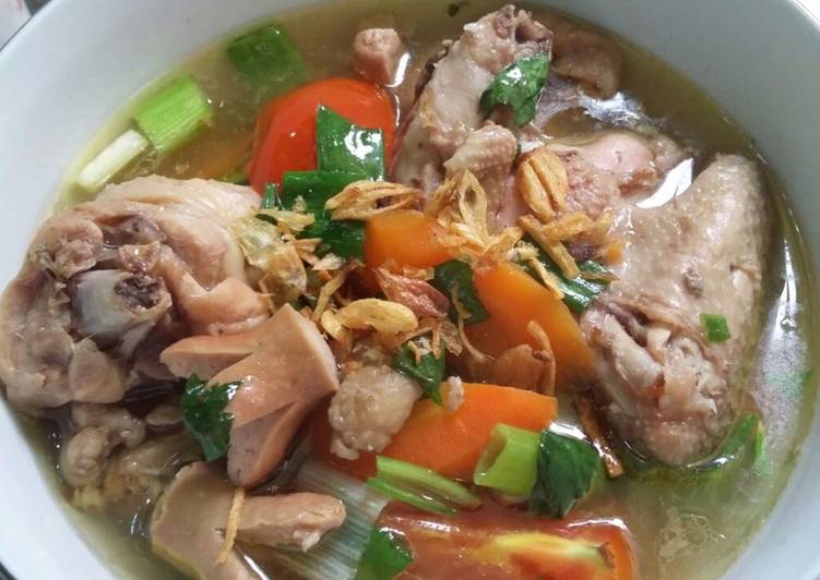 gambar untuk resep Sop ayam kampung ala bunda Jkb