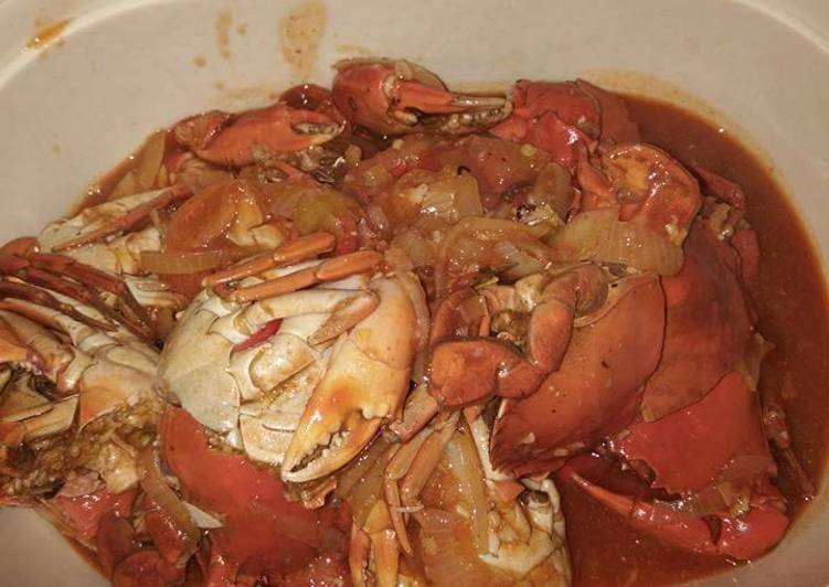 gambar untuk cara membuat Kepiting Saus Padang