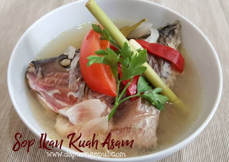 Resep Sop Ikan Gurame Kuah Asam Oleh Amalia (www.dapurngepul.com)