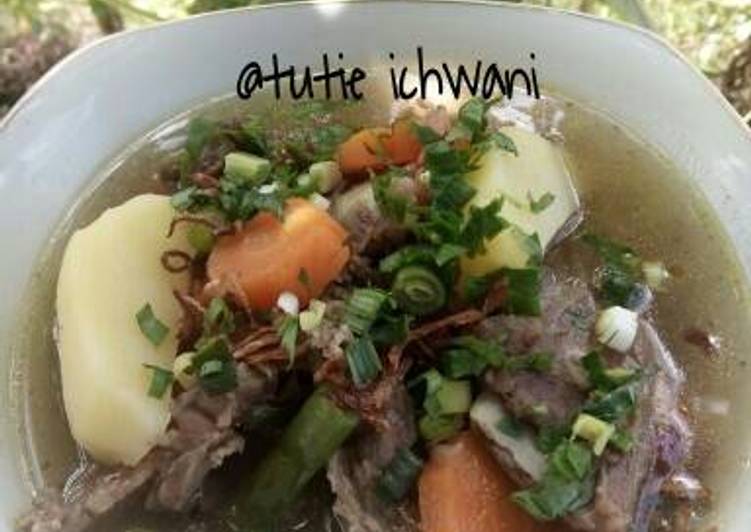 Resep Sop iga sapi Karya tutie ichwani