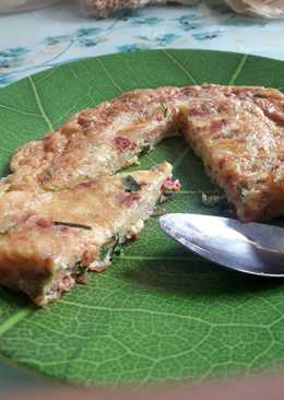 Omelet bihun daging