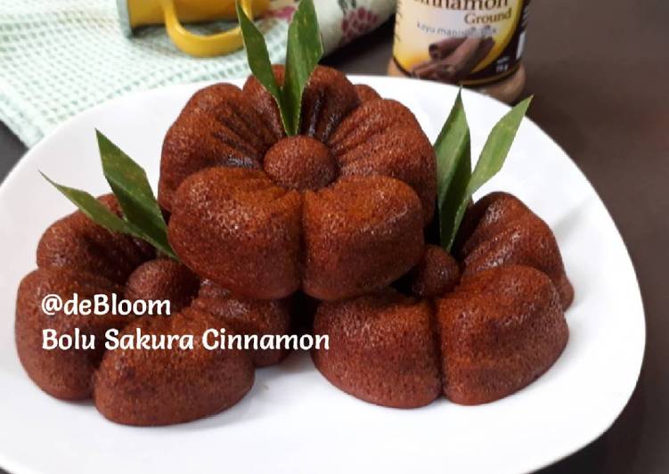 Resep 253. Bolu Sakura Cinnamon oleh JE deBloom - Cookpad