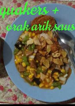 Bubur Quaker - Orak Arik Saus Bolognese