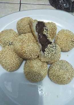 Onde-onde super empuk isi coklat