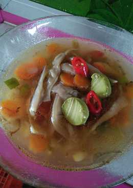 Sayur jamur putih petei