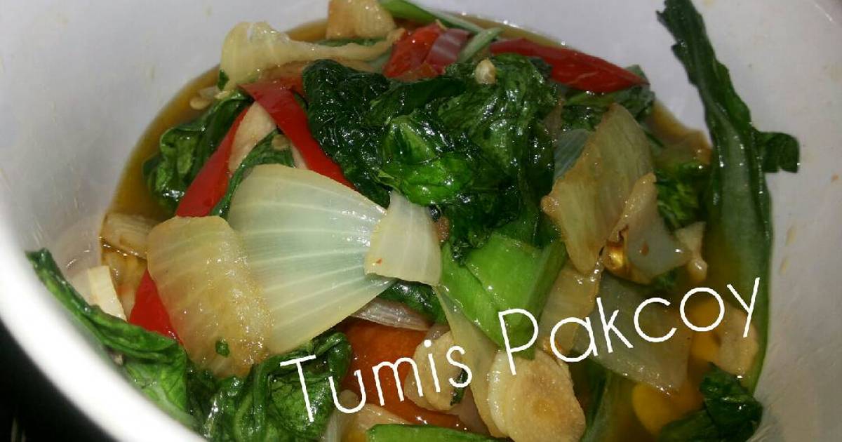  Tumis pakcoy praktis 389 resep Cookpad