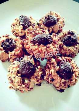 Choco peanut thumbprint recook ci tintin