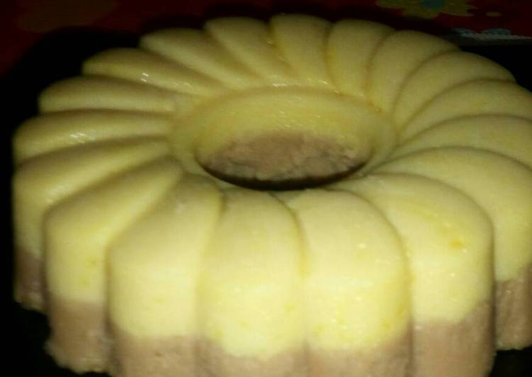 resep Steam milo cheese cake