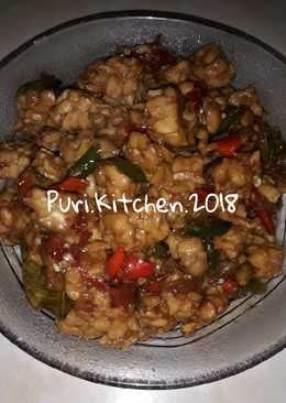 Tempe Orek Basah Pedas